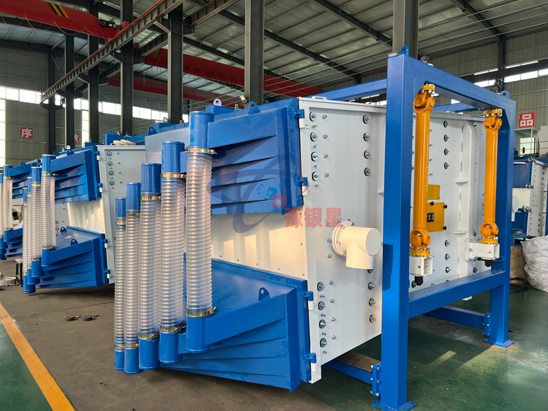 廣西壓裂砂“搶篩”24小時：銀星方形搖擺篩鎖單