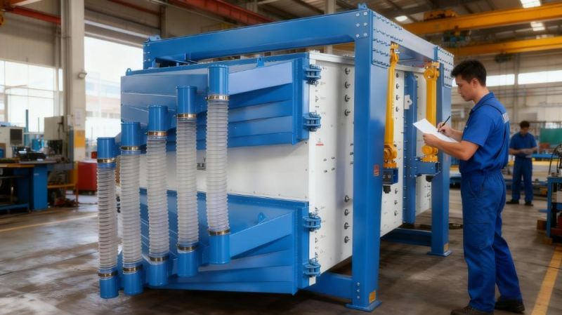 方形搖擺篩總“掉鏈子”？銀星3步保養法，石英砂篩分年省60%成本！